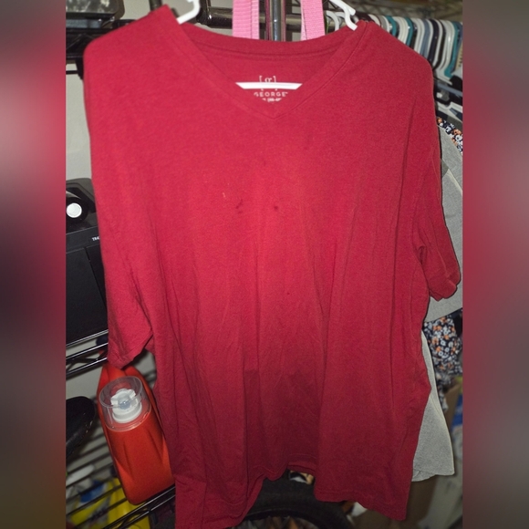 George Classic Red Short Sleeve Tee - Picture 1 of 3